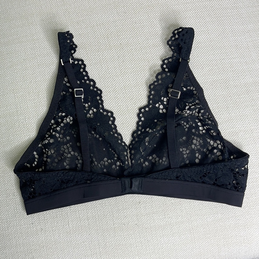 DKNY Classic Lace Sheer Bralette Never Worn Size S - Picture 5 of 8